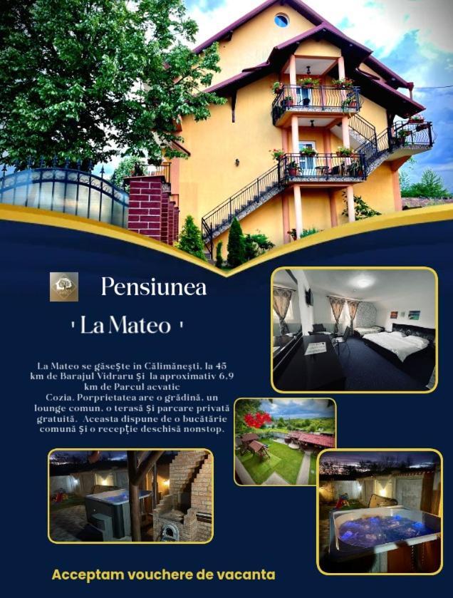 La Mateo Hotell Călimăneşti Eksteriør bilde
